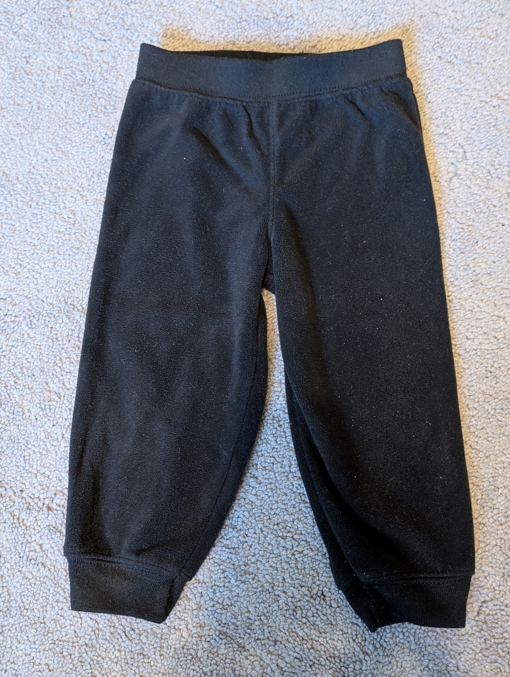 Carter's Black Soft Fleece Warm Jogger Toddler 18 Months Sweatpants